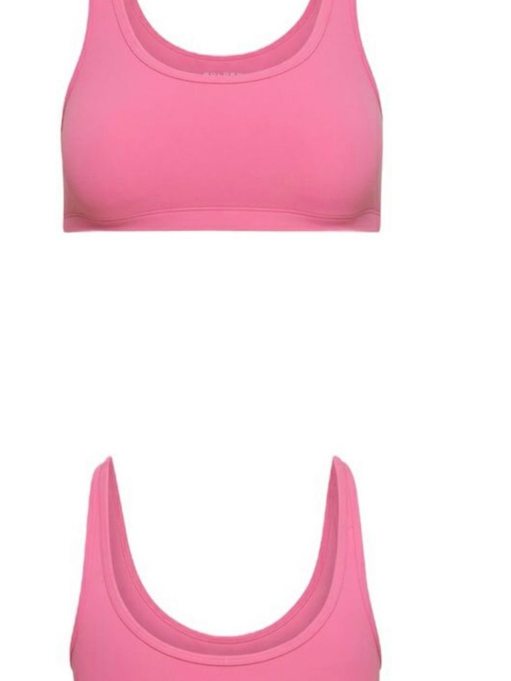 Aritzia Pink Seamless Sports Bra